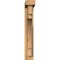 Ekena Millwork Merced Block Rough Sawn Bracket w/ Offset Brace, Western Red Cedar, 4"W x 18"D x 26"H BKT0402X18X26MRC05RWR - alternate 4